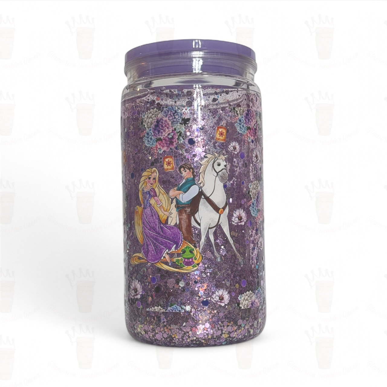 16oz Acrylic Snowglobe Tumbler