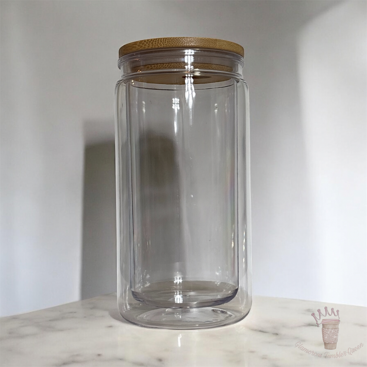 16oz Acrylic SnowGlobe Cup