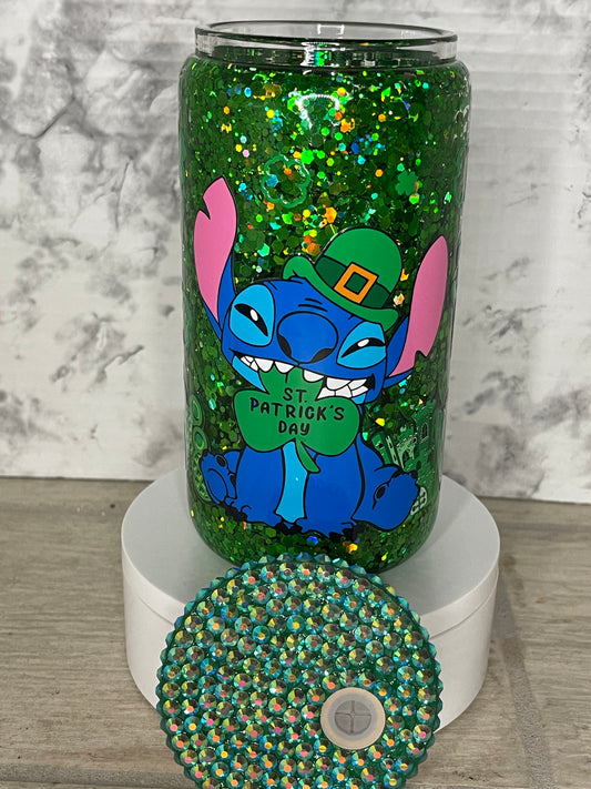 St.Patricks Day Stitch Tumbler