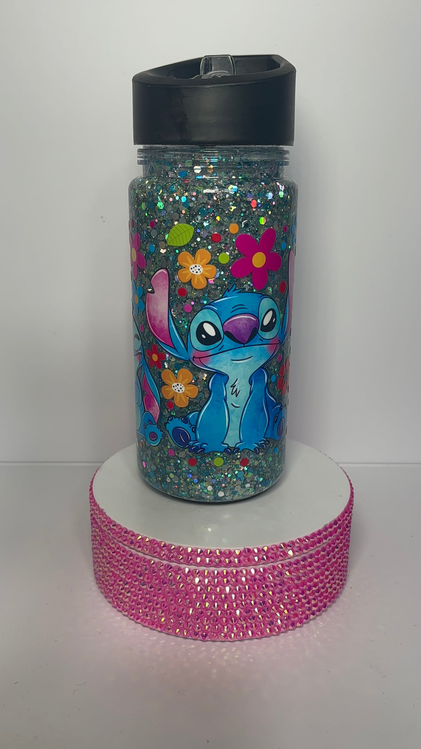 STITCH GLOW IN DARK WATER BOTTLE