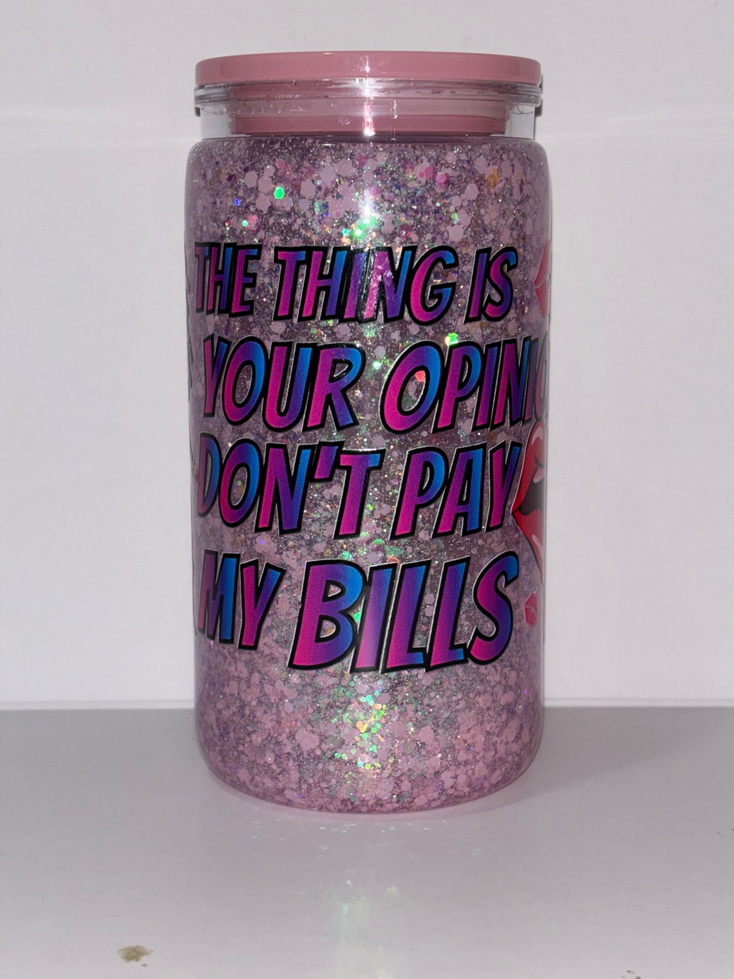 16oz Baddie Besties Snowglobe Tumbler | Ready to Ship Glitter Cup