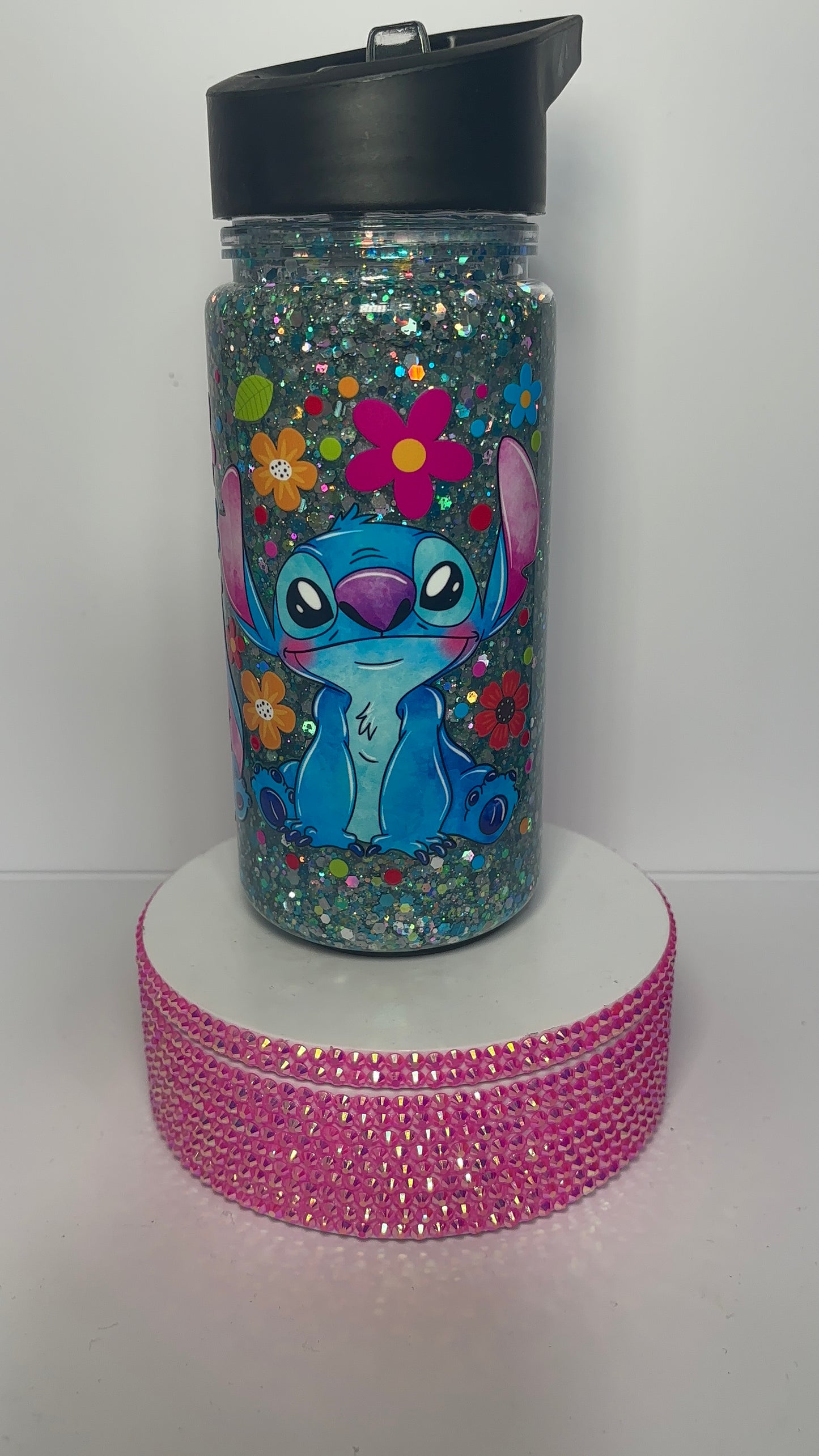 STITCH GLOW IN DARK WATER BOTTLE