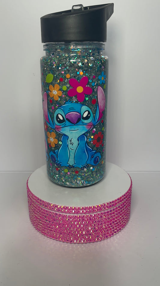 STITCH GLOW IN DARK WATER BOTTLE