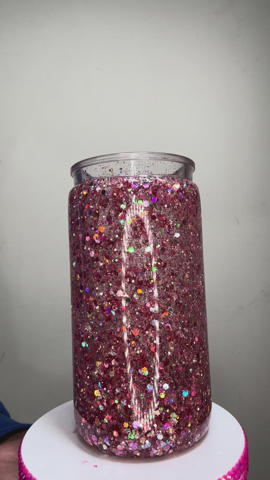 Pink Medium Flow 16oz Snowglobe